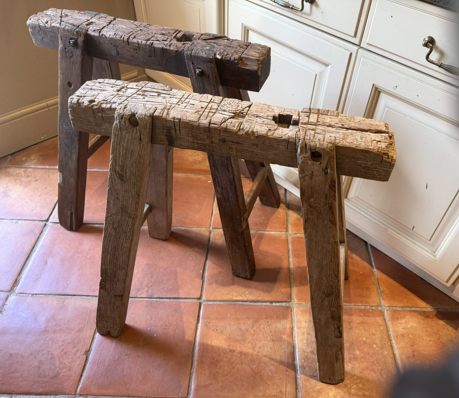pair of saw horses